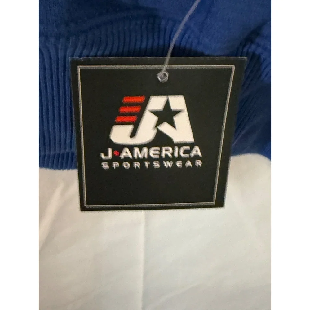 J America PWBA Hoodie Large Blue Pullover Sweatshirt NWT $65 Retail